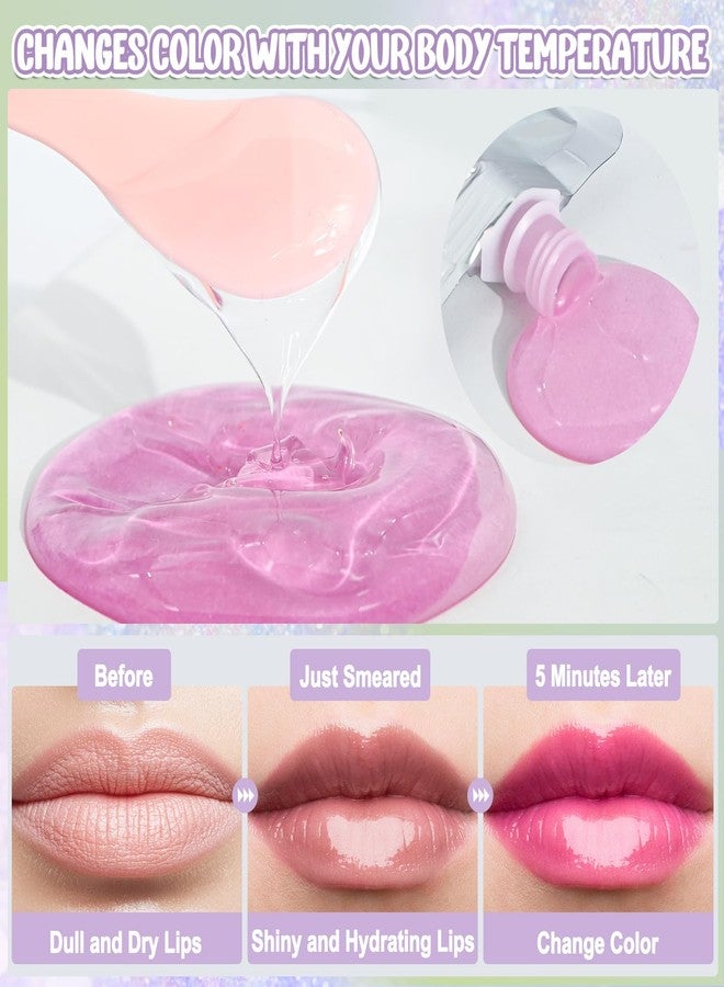 JCOOS Lip Gloss Base, Color Changing Lip Oil, Lipgloss Base, 2PCS 3.5 Ounce Lip Gloss Base Clear, Glossy, Moisturizing Lipstick for Women, Lip Glow Oil, Diy Lip Gloss Making Kit Make Your Own Beginner - Image 3